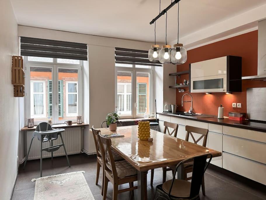 Hypercentre 80M2, A Deux Pas Du Chateau Des Rohan 萨维尔纳 外观 照片